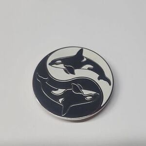 Yin Yang Orca magnet